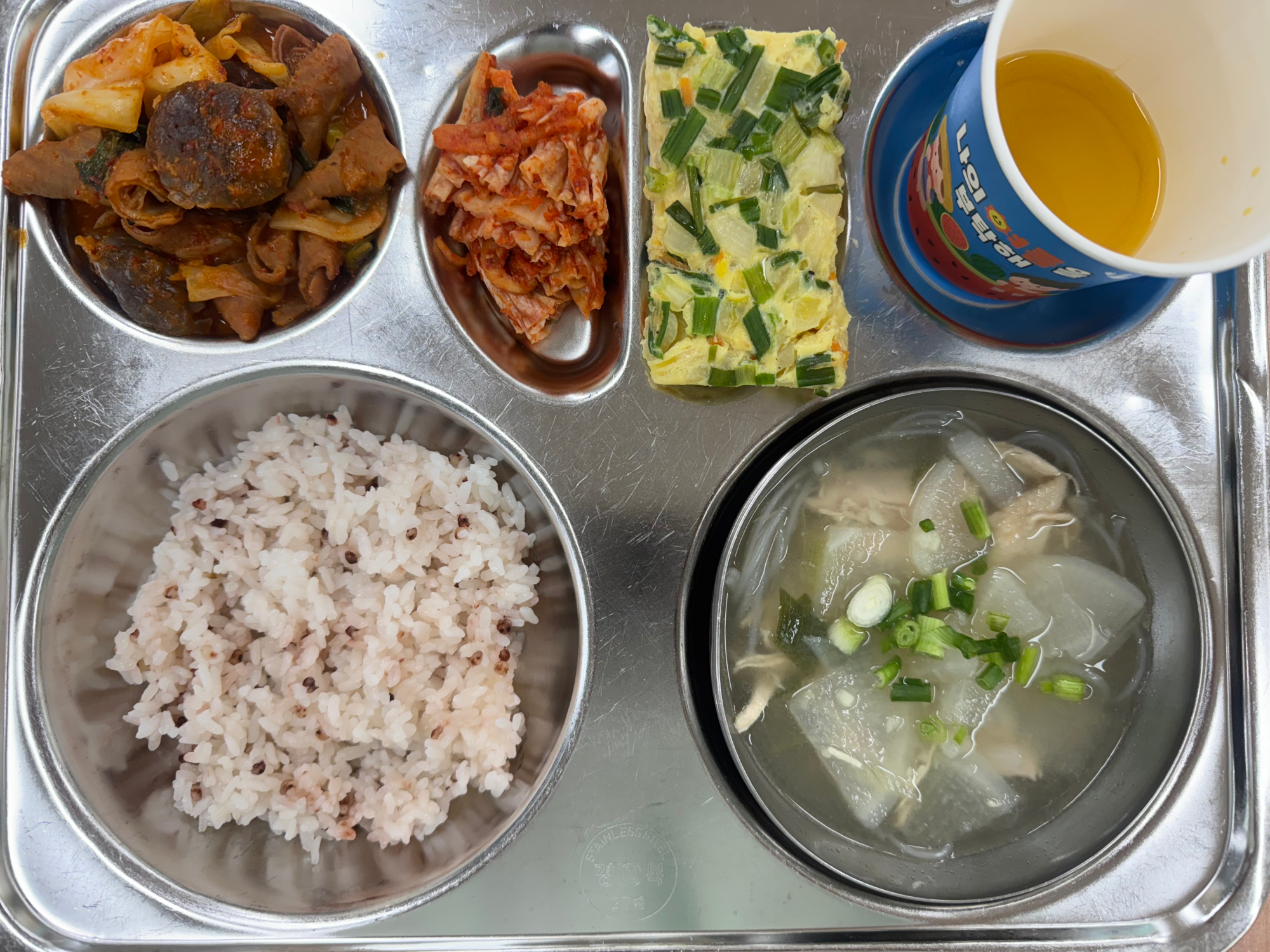 중식 식단 이미지